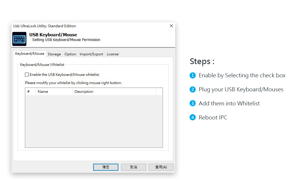 Configuring USB KeyBoard/Mouse